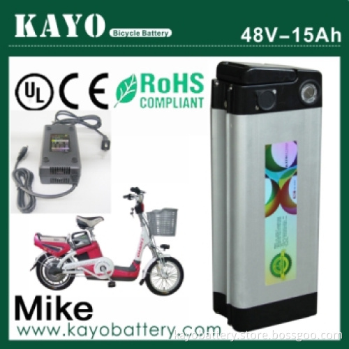 48V10Ah Lithium Battery Pack, Electric Bicycle Battery  with Charger